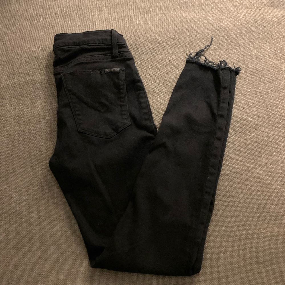 Hudson Natalie Midrise Jean raw hem - size 27